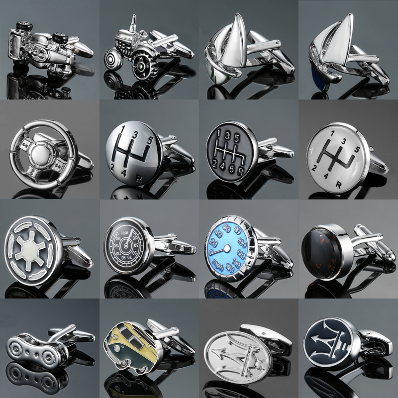 Jewelry Making Business - أزرار أكمام قميص الإبحار الكلاسيكية للرجال