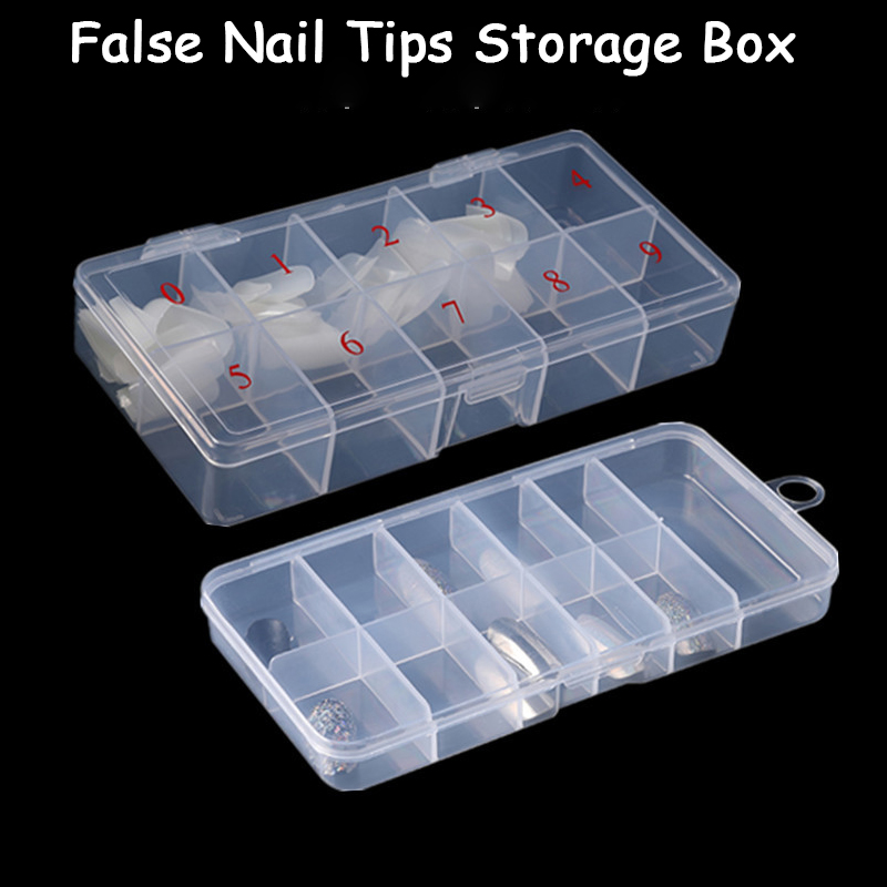 Jewelry Making Organizer Box - 1 صندوق فارغ مسمار نصائح المنظم
