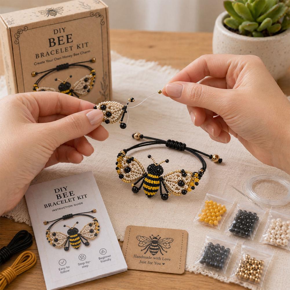 Jewelry Making Diy Kit - طقم صنع أساور الخرز بتصميم حيوانات