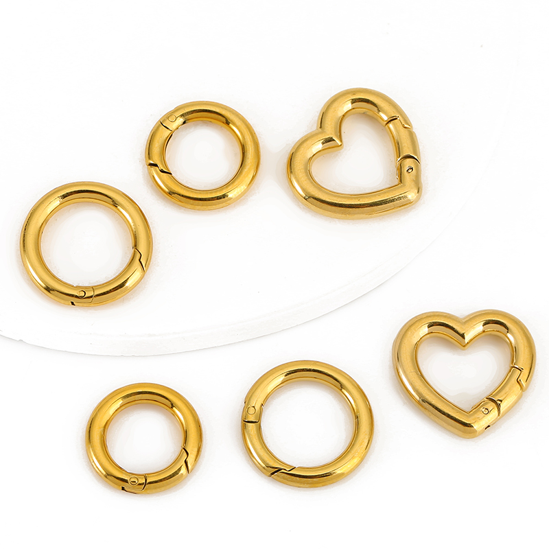 Jewelry Making Hoops - 2 قطعة المشابك الفولاذ المقاوم للصدأ