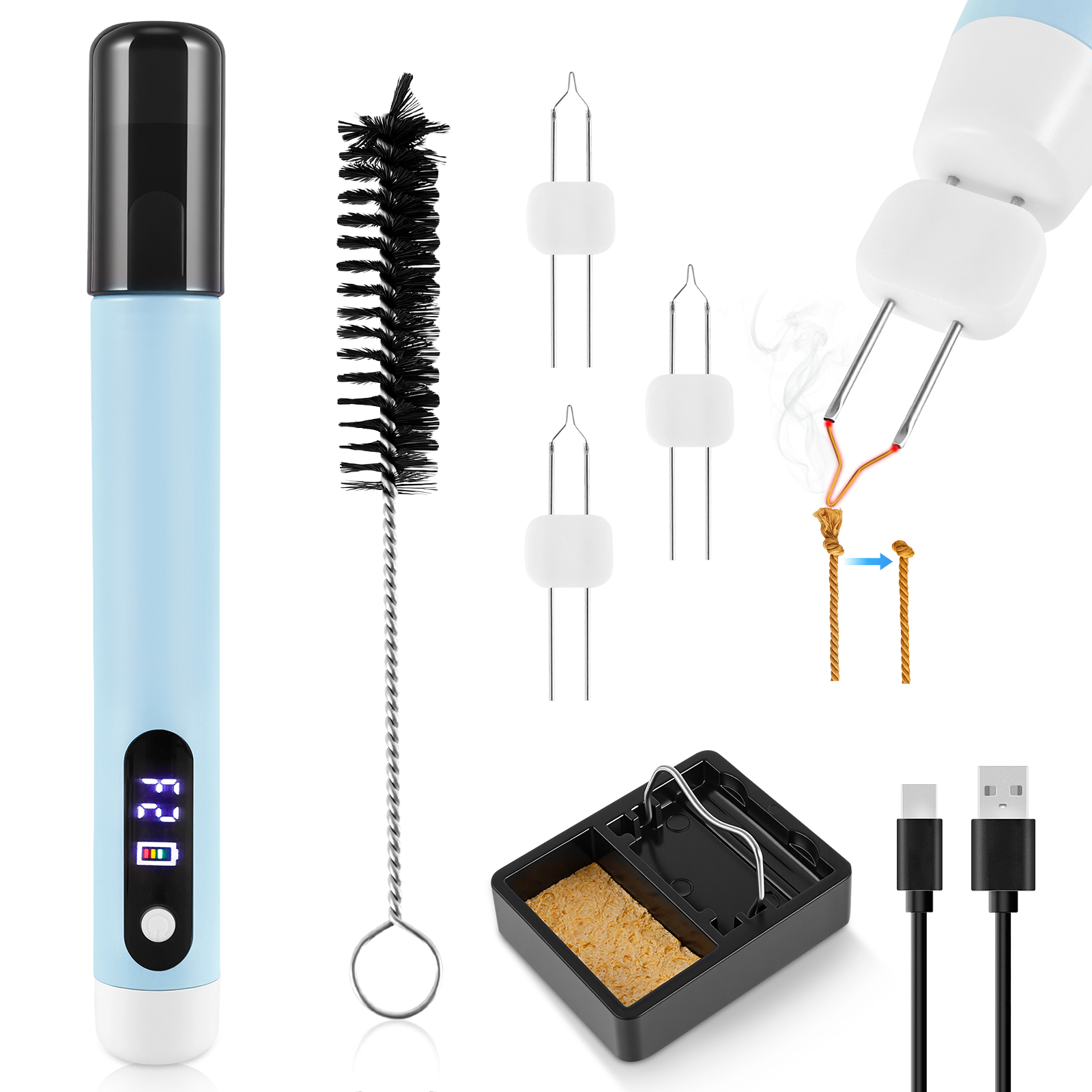 Jewelry Making Zapper - موقد خيوط قابل لإعادة الشحن لصناعة