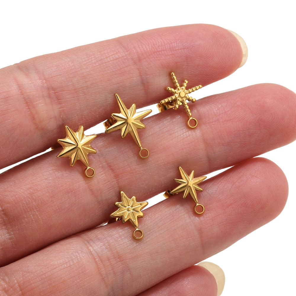 Jewelry Making Techniques - 6 قطع من أقراط النجوم المصنوعة
