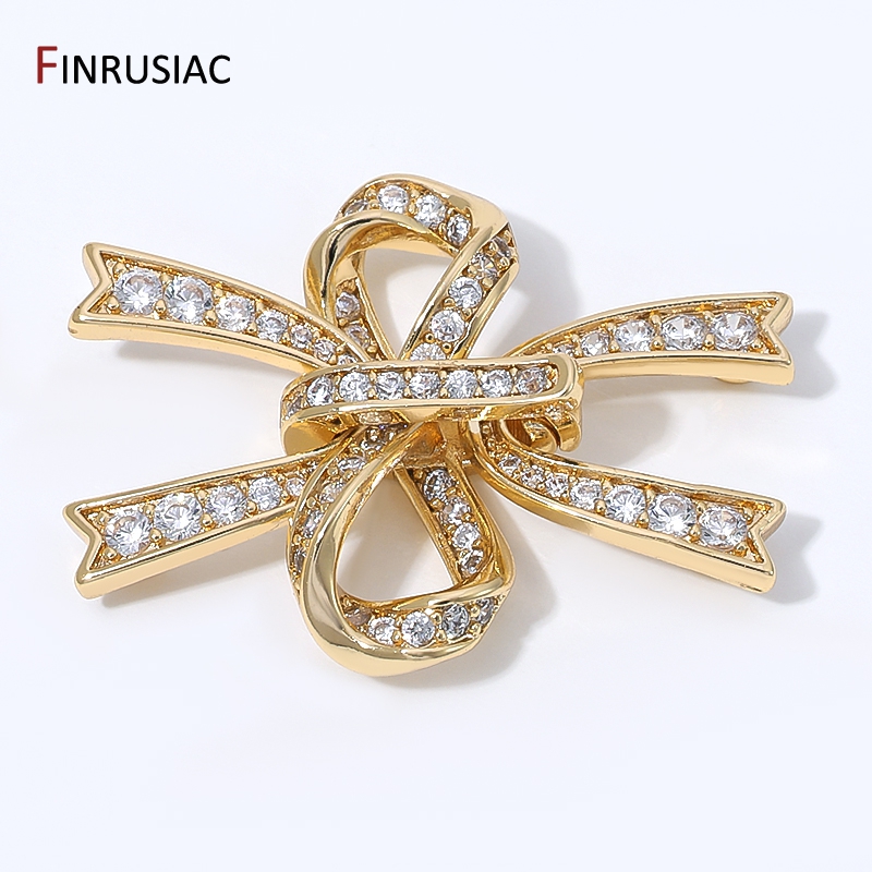 Jewelry Making Knots For Clasps - مشابك إغلاق من النحاس المطلي بالذهب