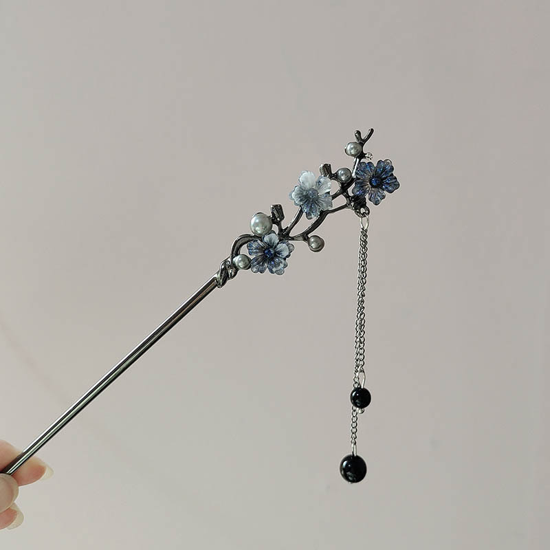 Jewelry Making Parts - دبوس شعر كلاسيكي بتصميم عصا، مزين