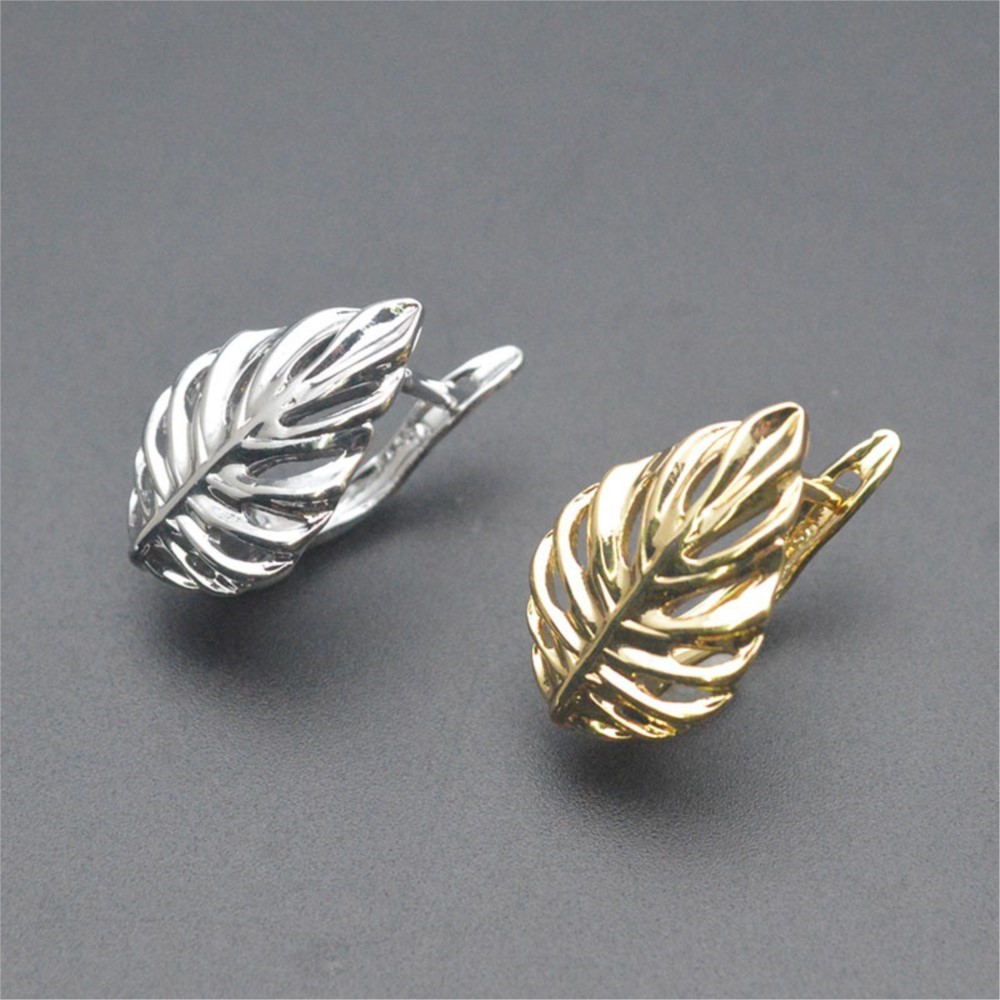 Jewelry Making Gold - 1/2 قطعة من مشابك الأقراط على
