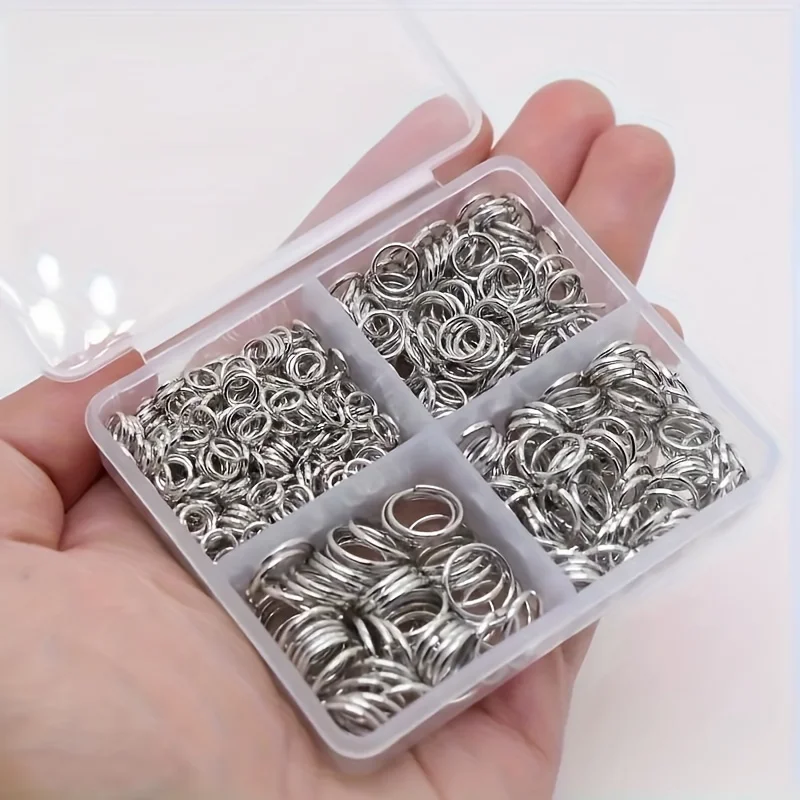 Jump Ring Assorted - مجموعة من 500 قطعة حلقات مفتوحة