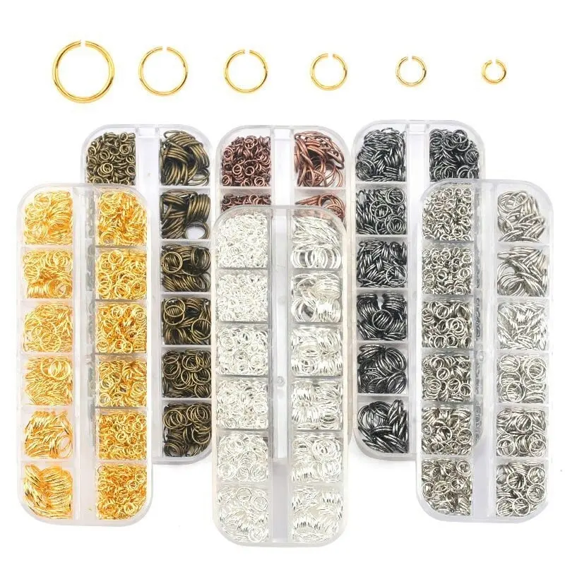 1050 قطعة حلقات قفز مفتوحة مطل - مراجعة Jump Ring Assorted وسعره