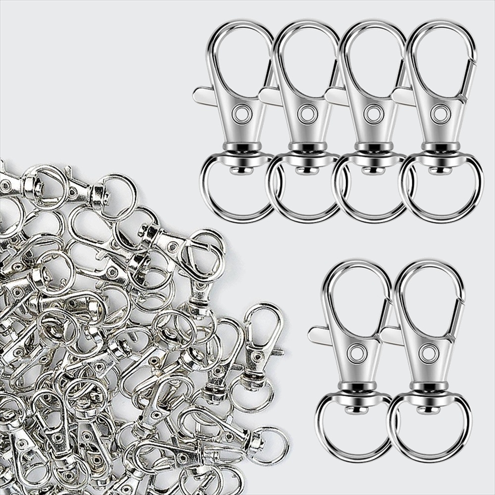 25-200 قطعة مشابك معدنية دوارة - مراجعة Jewelry Making Hoops وسعره