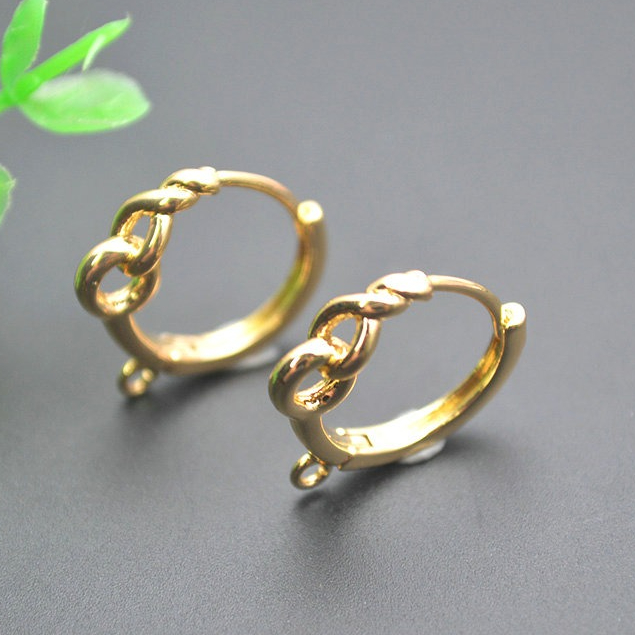 30 قطعة دائرة مستديرة ملتوية 1 - مراجعة Jewelry Making Hoops وسعره