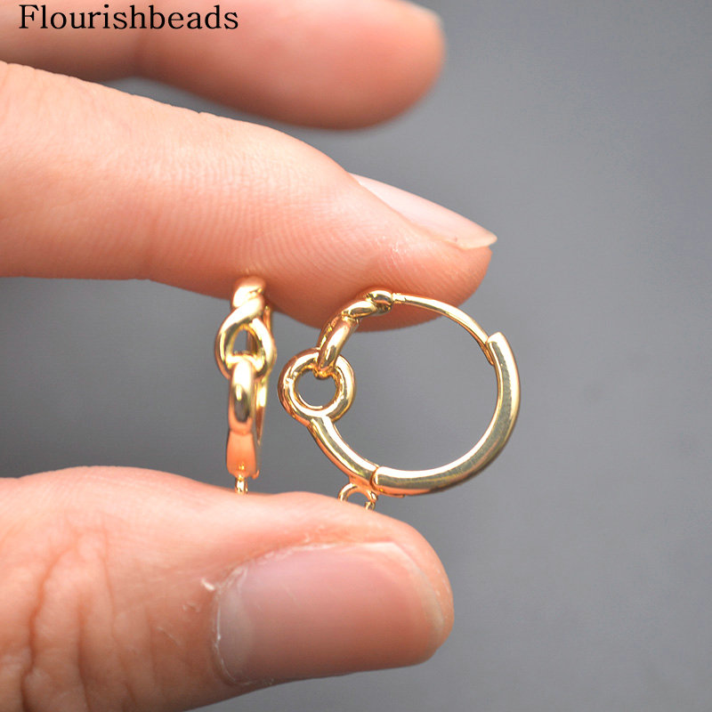 30 قطعة دائرة مستديرة ملتوية 1 - مراجعة Jewelry Making Hoops وسعره