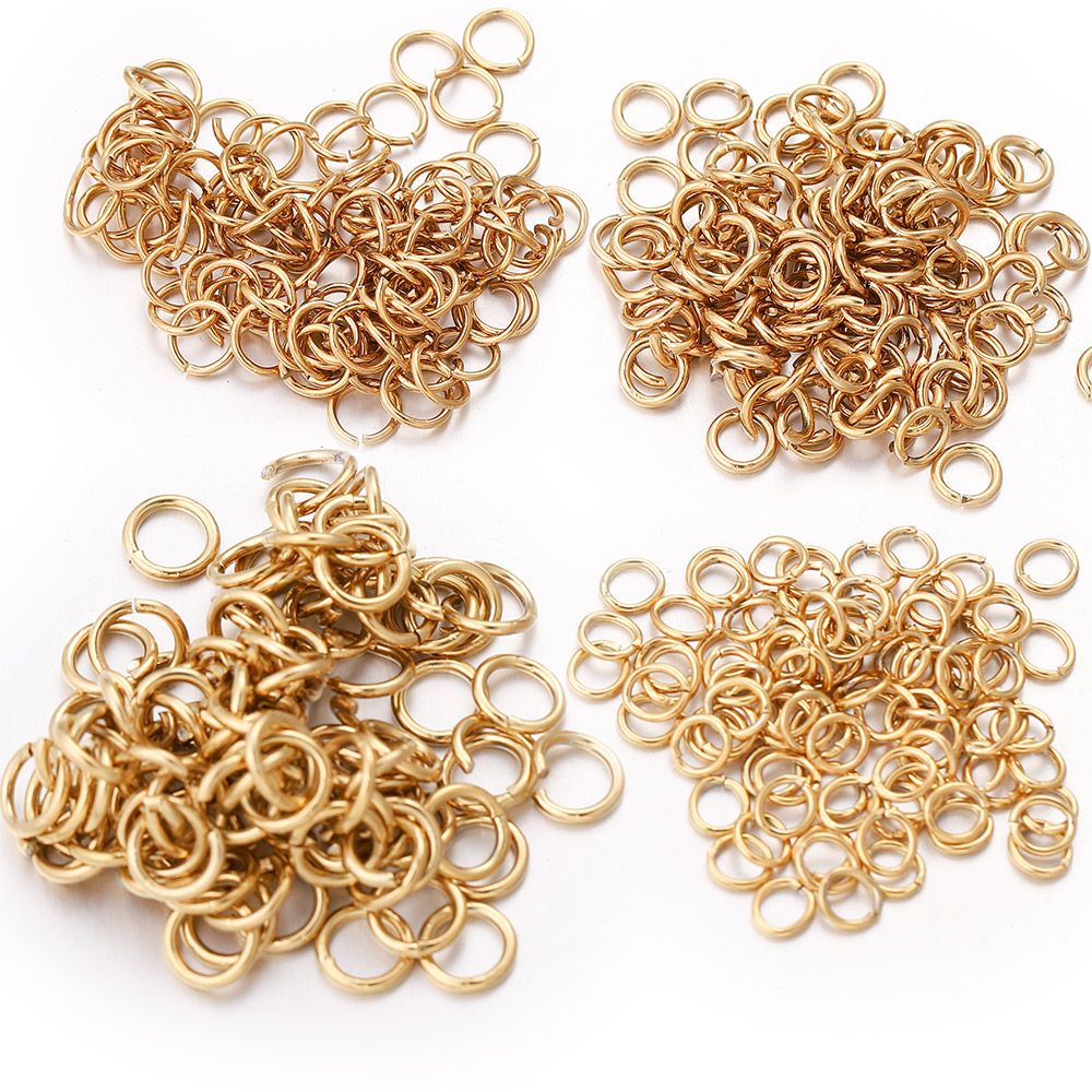 100 قطعة مجموعة 4 6 8 10 مللي  - مراجعة Jump Ring Assorted وسعره