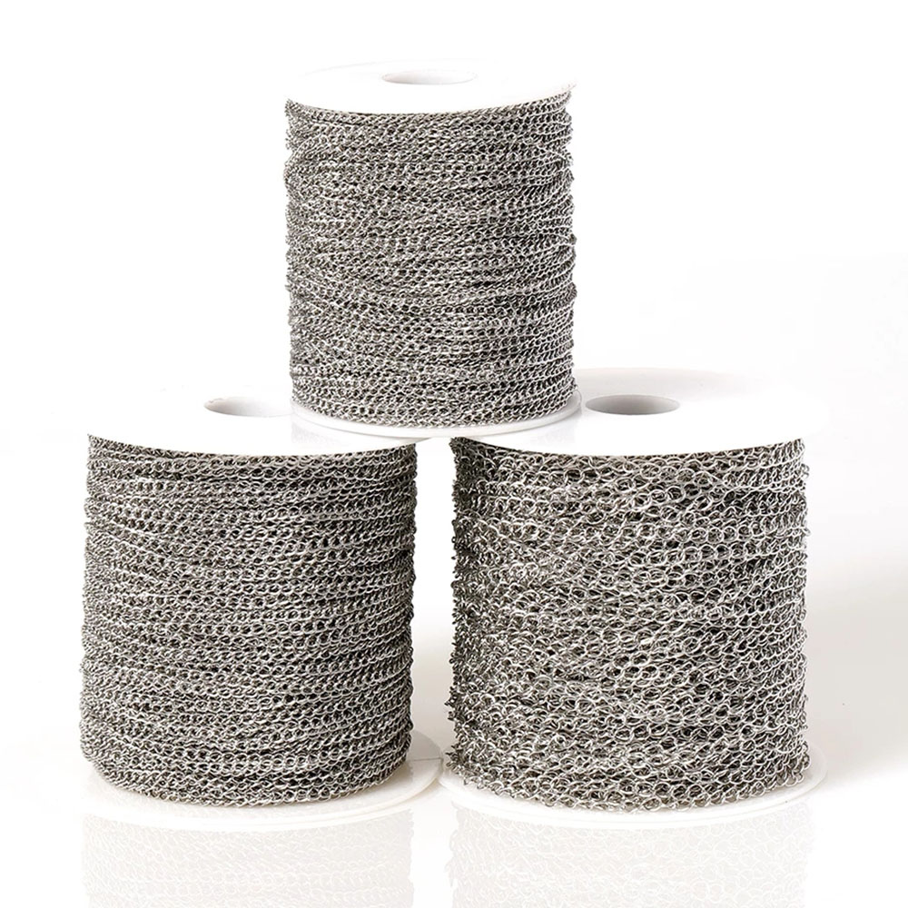 10 متر/لفة سلسلة من الفولاذ ال - مراجعة Jump Ring Assorted وسعره