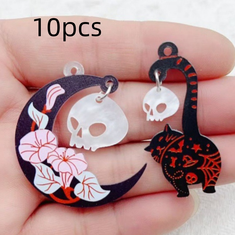10 قطع من المجوهرات الأكريليكي - مراجعة Jewelry Making Earrings وسعره