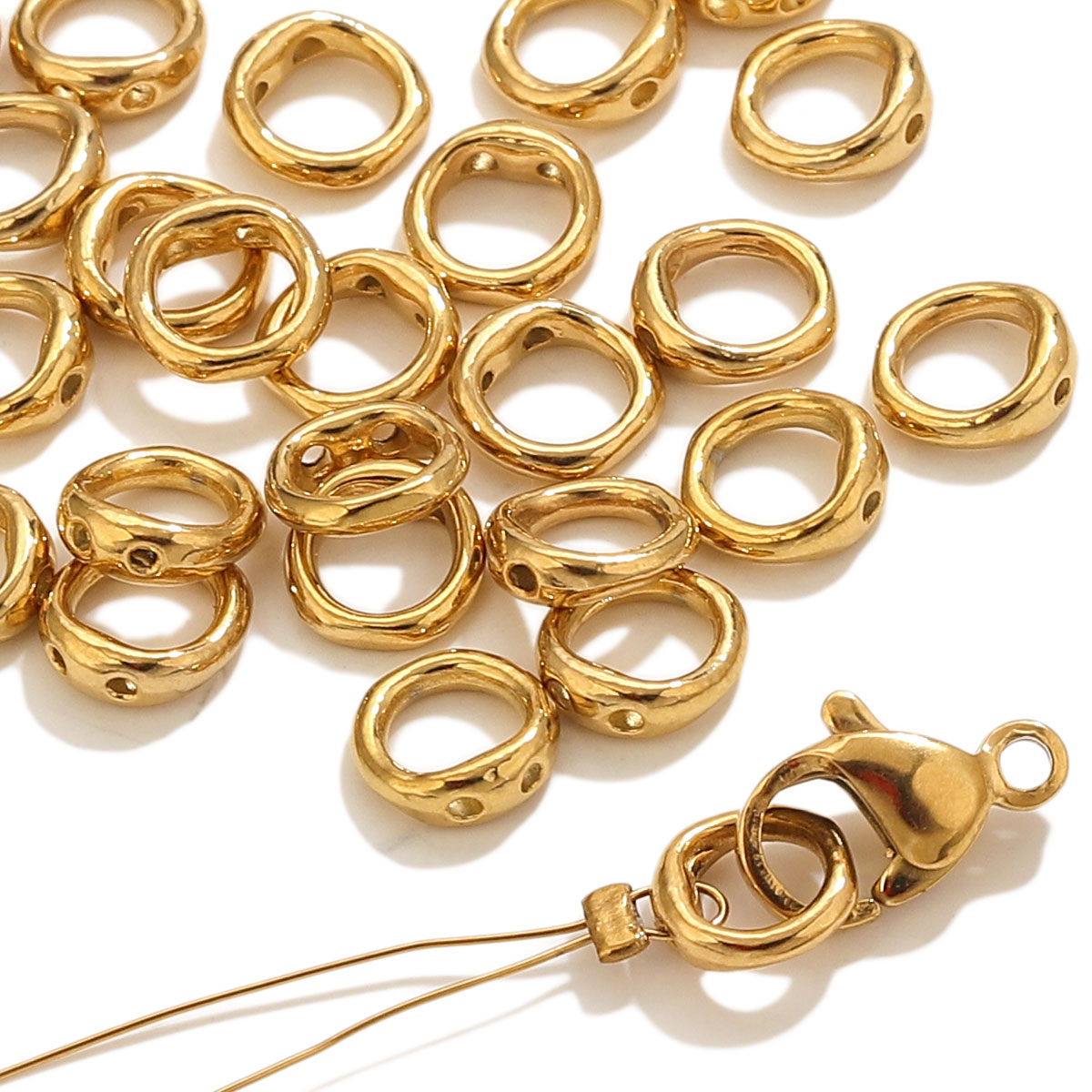 20 قطعة من مشابك الفولاذ المقا - مراجعة Jewelry Making Parts وسعره