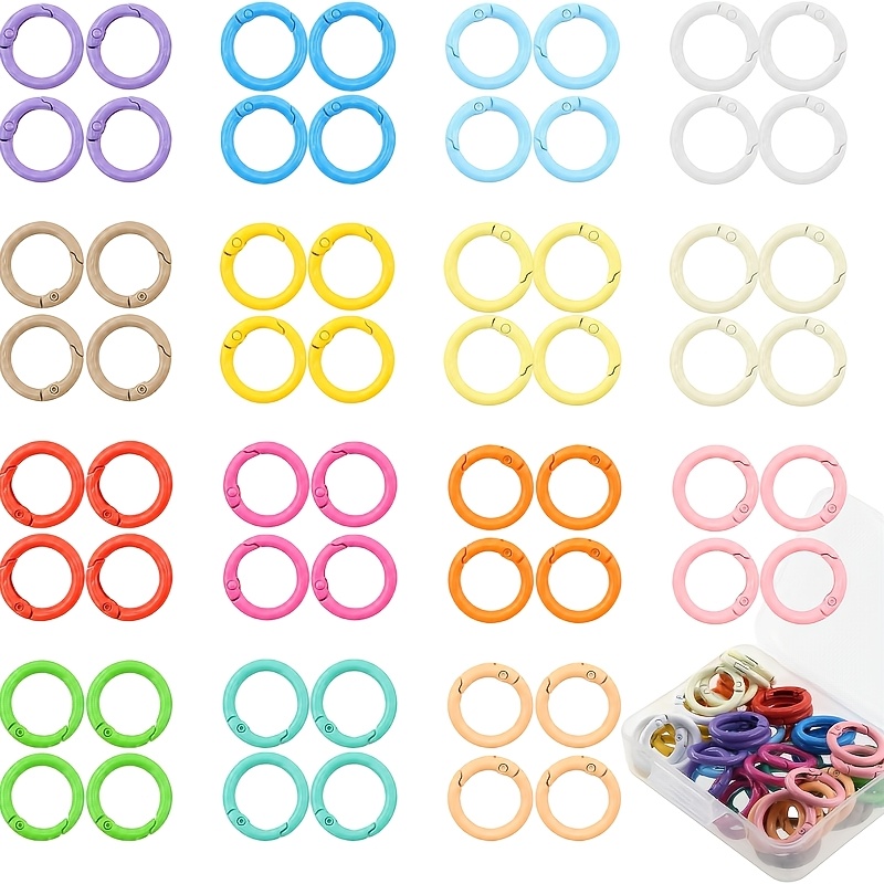 100 قطعة من حلقات الزنبرك الدا - مراجعة Jewelry Making Hoops وسعره