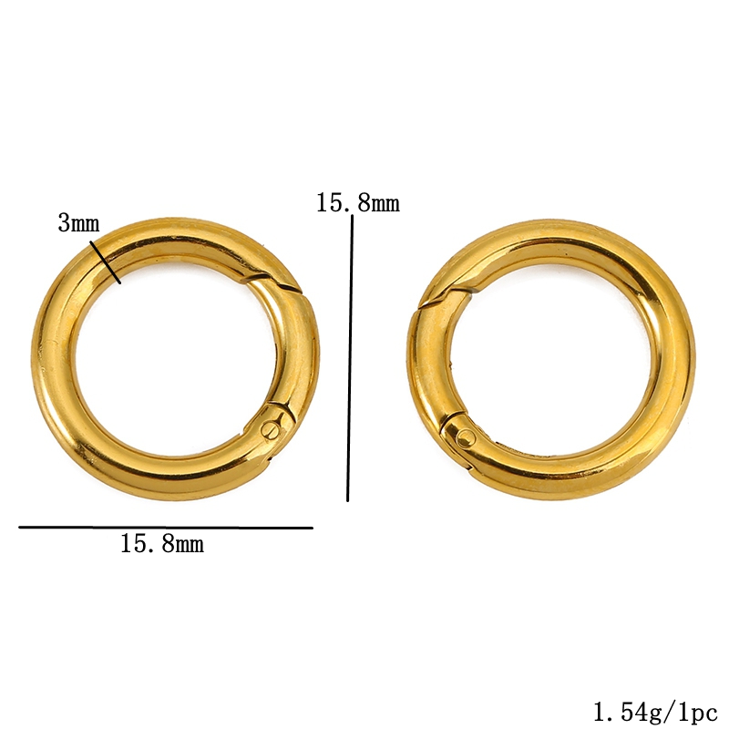 2 قطعة المشابك الفولاذ المقاوم - مراجعة Jewelry Making Hoops وسعره