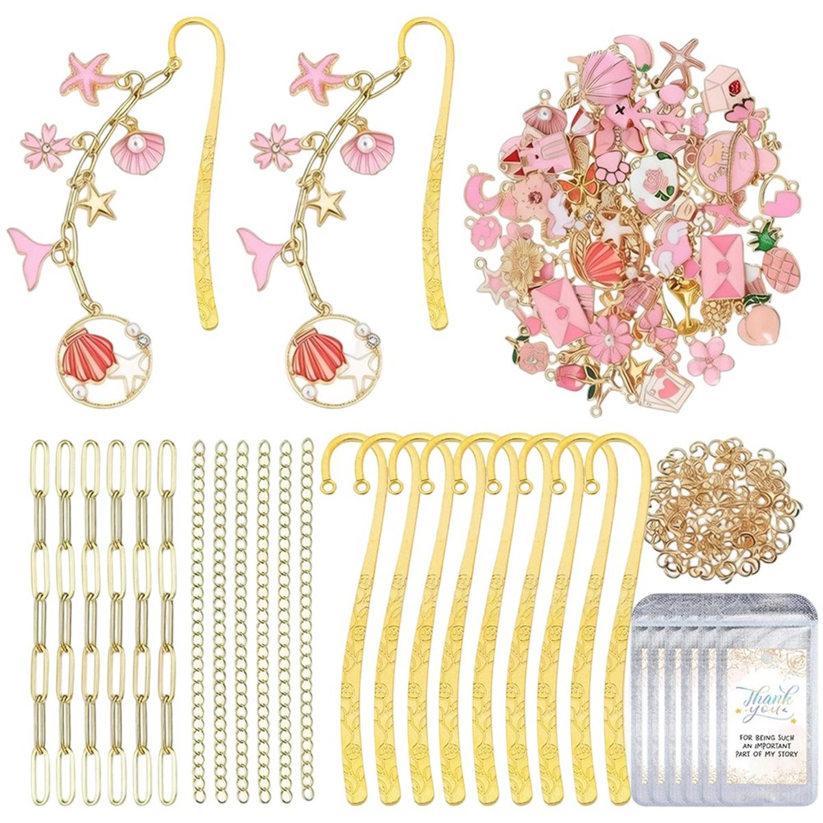 11·11COUPON مجموعة صنع فواصل ا - مراجعة Jump Ring Assorted وسعره