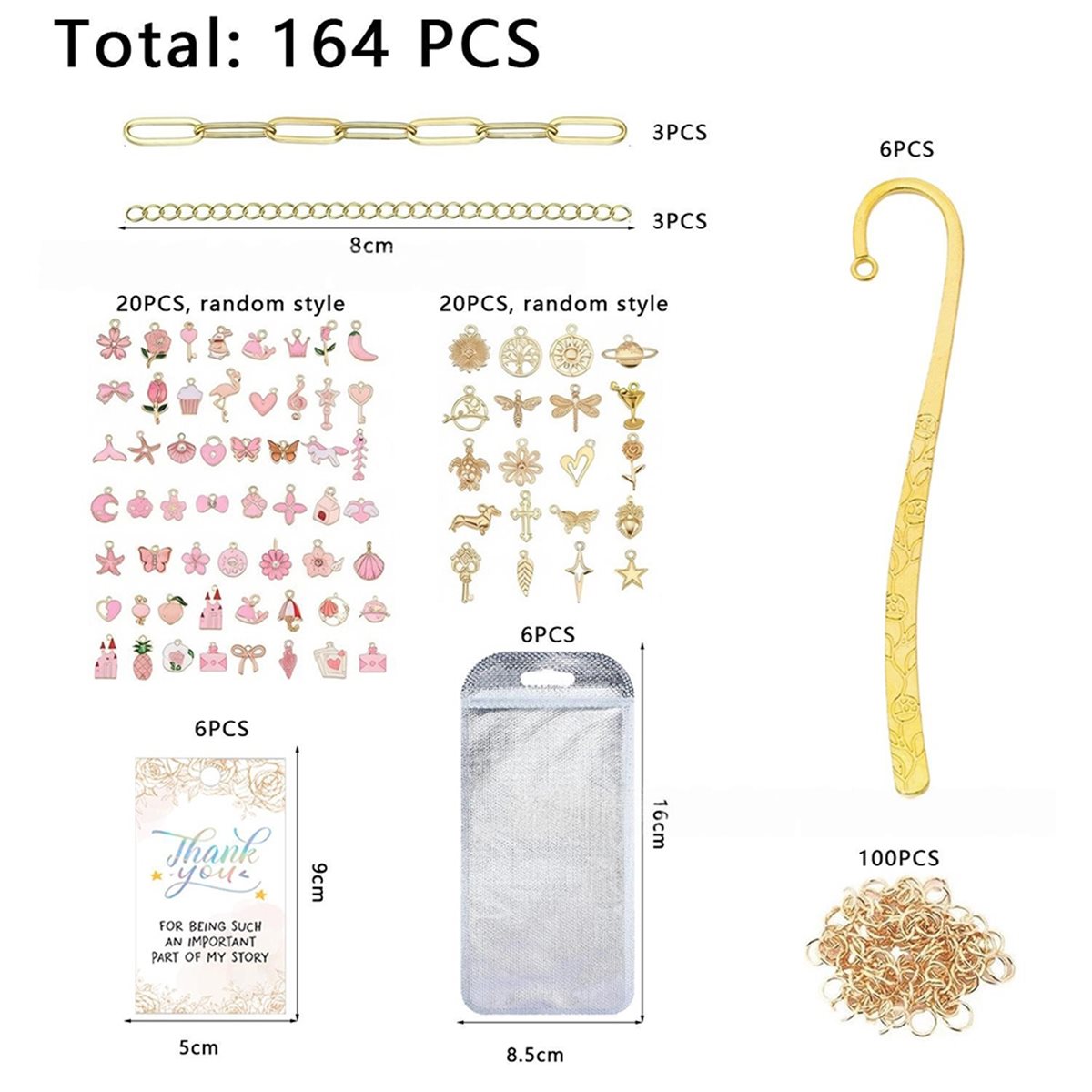 11·11COUPON مجموعة صنع فواصل ا - مراجعة Jump Ring Assorted وسعره