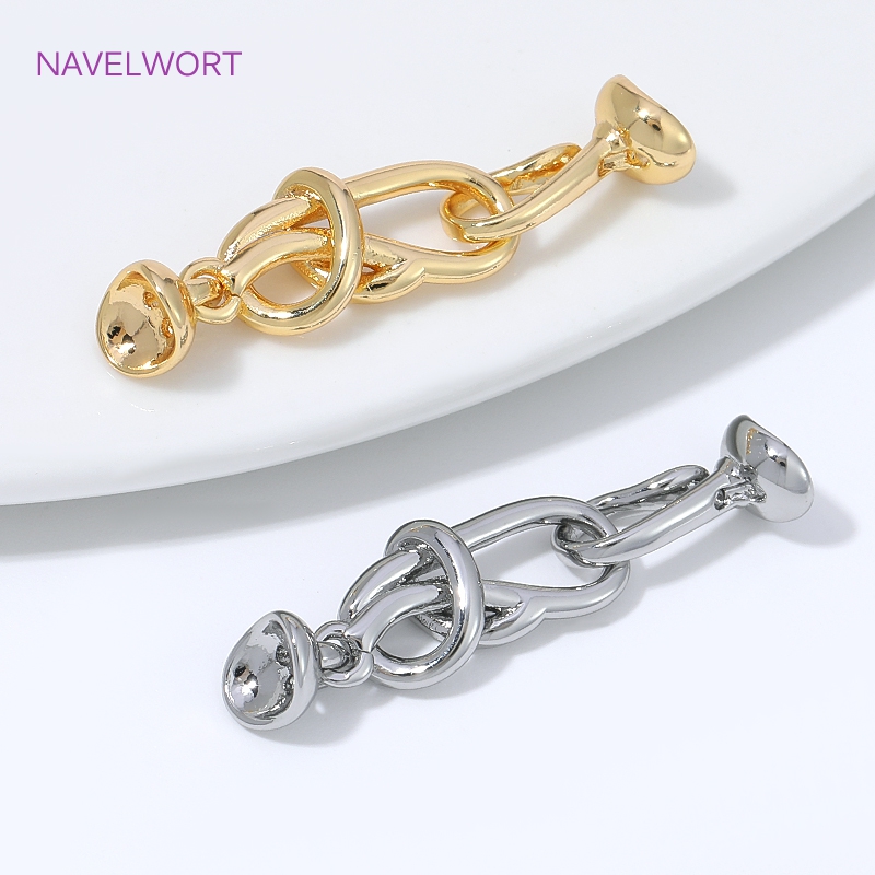 مشبك توصيل على شكل عقدة إنفيني - مراجعة Jewelry Making Knots For Clasps وسعره