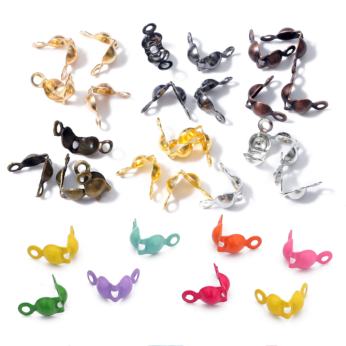 100 قطعة، مقاس 4 × 7 مم، أغطية - مراجعة Jewelry Making Knots For Clasps وسعره