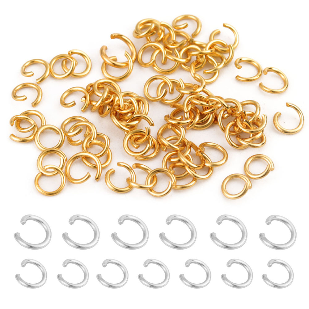 100-200 قطعة/الوحدة الفولاذ ال - مراجعة Jump Ring Assorted وسعره