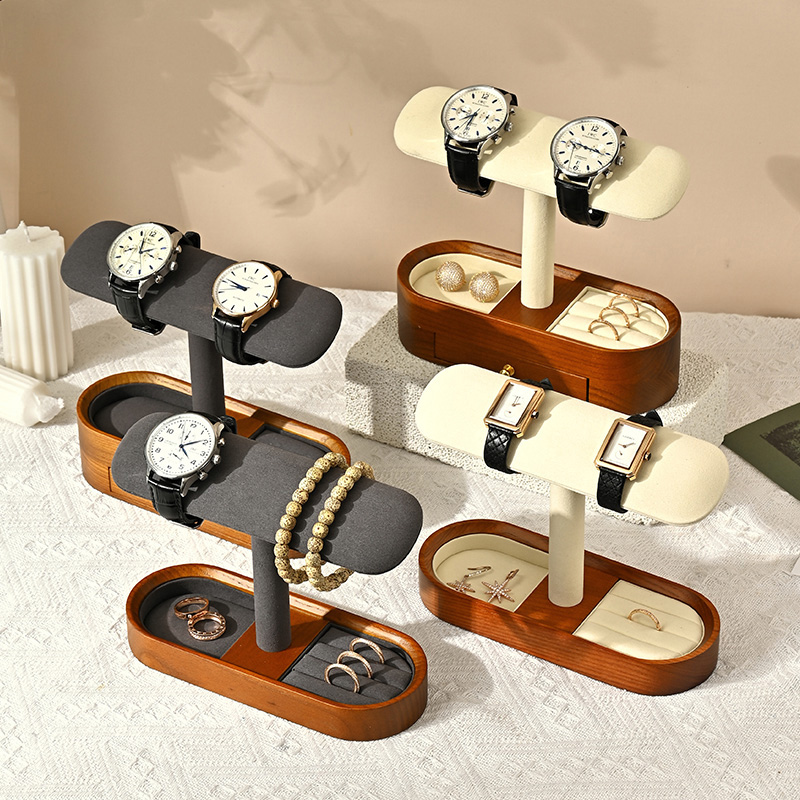 Oirlv خشب متين ساعة منظم الرف  - مراجعة Jewelry Making Organizer Box وسعره