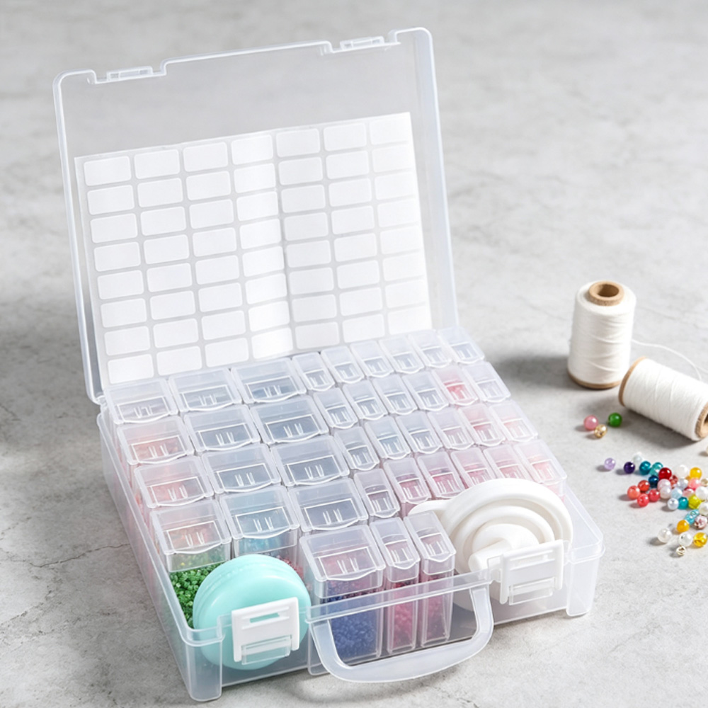 صندوق تخزين بلاستيكي بـ 26/39  - مراجعة Jewelry Making Organizer Box وسعره