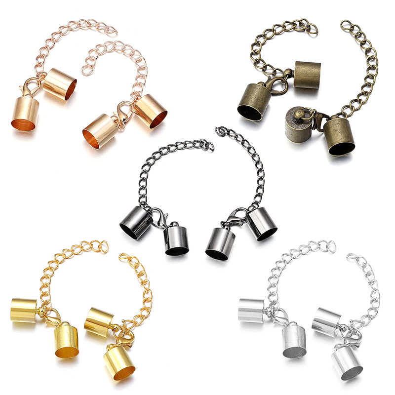 10 مجموعات الجلود الحبل نهاية  - مراجعة Jewelry Making Materials وسعره