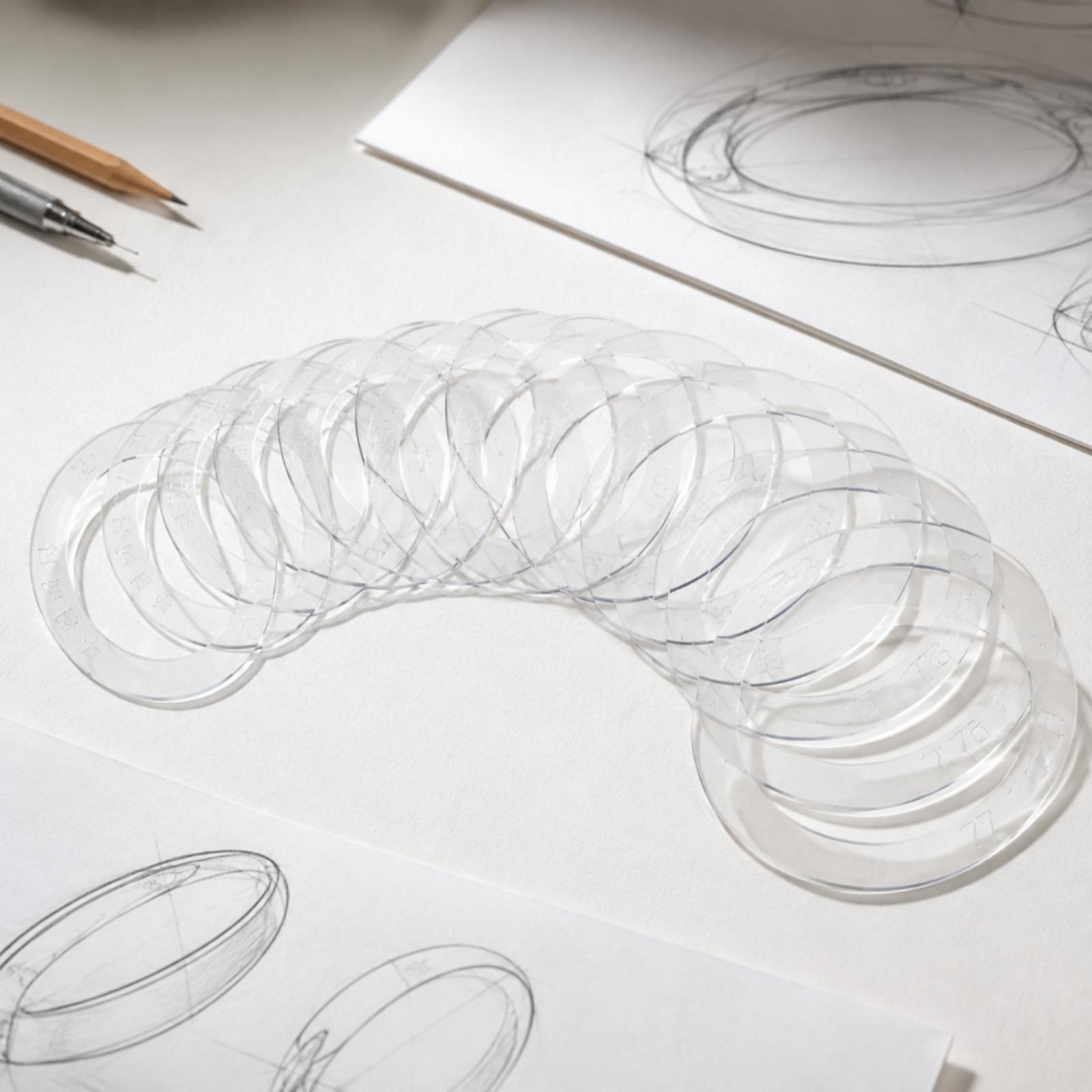 مسطرة رسم شفافة لصنع المجوهرات - مراجعة Jewelry Making Drawing وسعره
