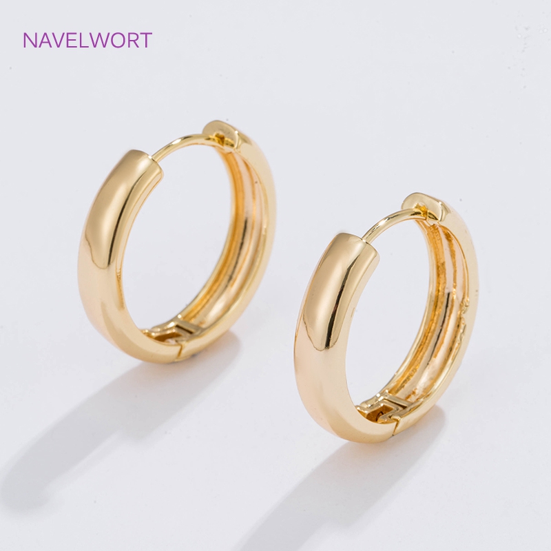 6 أحجام من الأقراط الدائرية ال - مراجعة Jewelry Making Gold وسعره