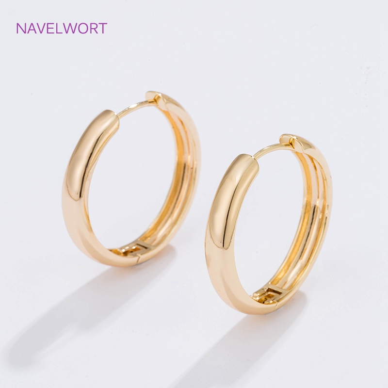 6 أحجام من الأقراط الدائرية ال - مراجعة Jewelry Making Gold وسعره