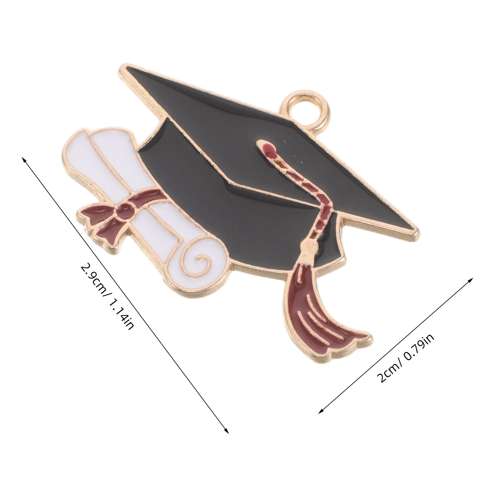 50 قطعة من قلادات قبعات التخرج - مراجعة Jewelry Making Diploma وسعره