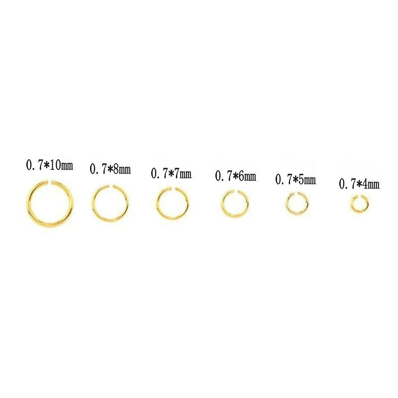 قفزة مفتوحة مطلية بالألوان ، ح - مراجعة Jump Ring Assorted وسعره