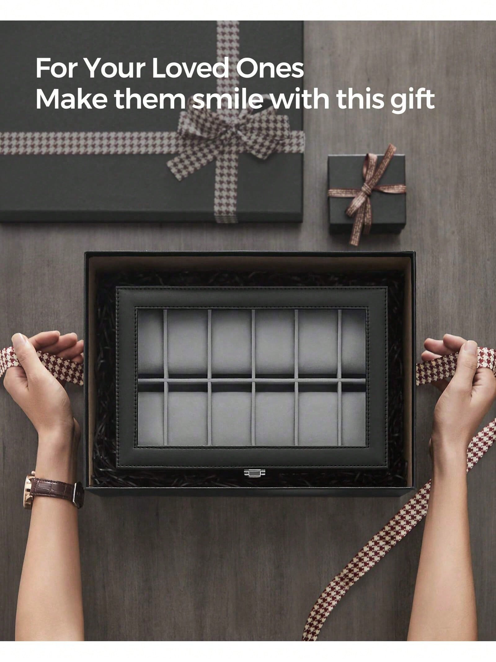 صندوق ساعات بـ 12 فتحة قابل لل - مراجعة Jewelry Making Organizer Box وسعره