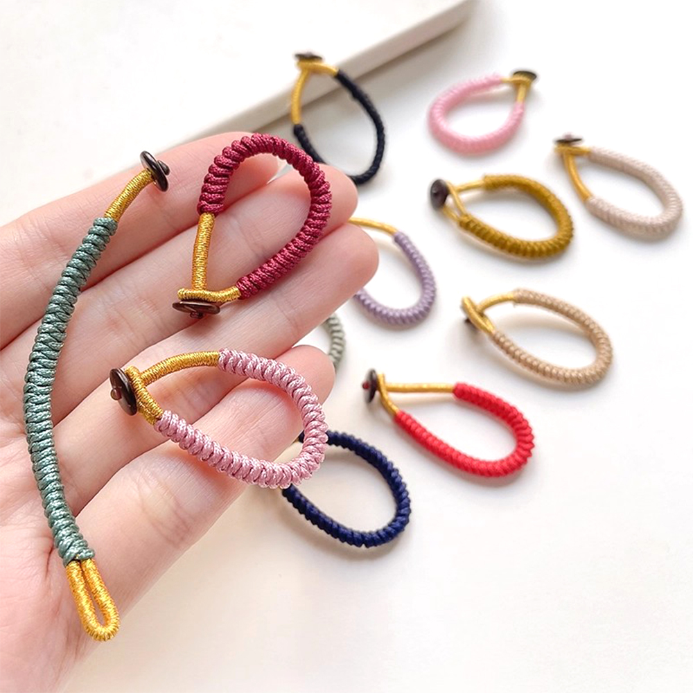 8 قطع بلون سادة مصنوعة يدويًا  - مراجعة Jewelry Making Knots For Clasps وسعره