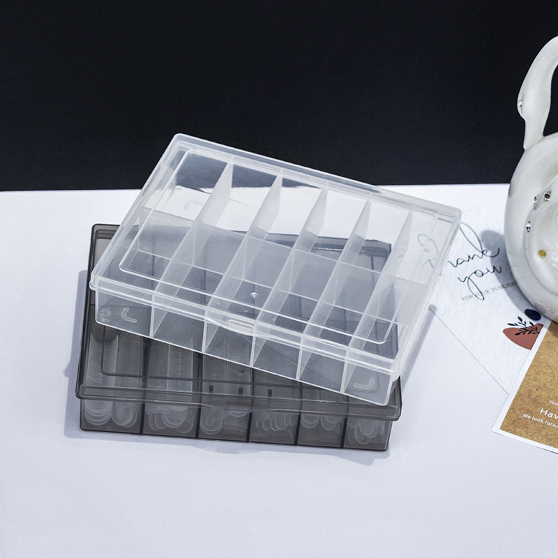 صندوق تخزين شفاف بـ 12 خانة لح - مراجعة Jewelry Making Organizer Box وسعره
