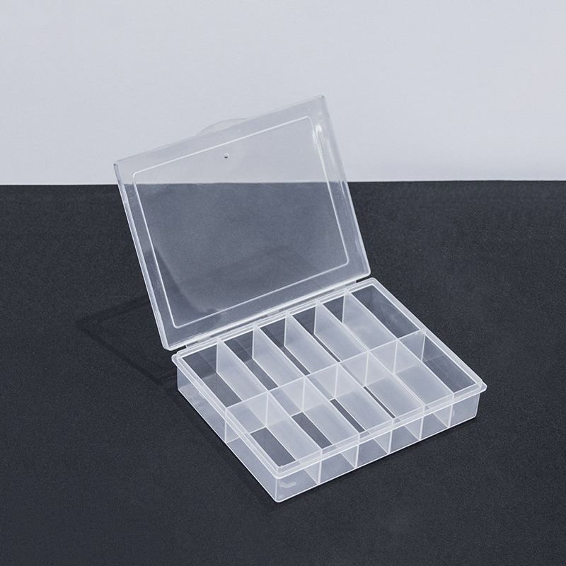 صندوق تخزين شفاف بـ 12 خانة لح - مراجعة Jewelry Making Organizer Box وسعره