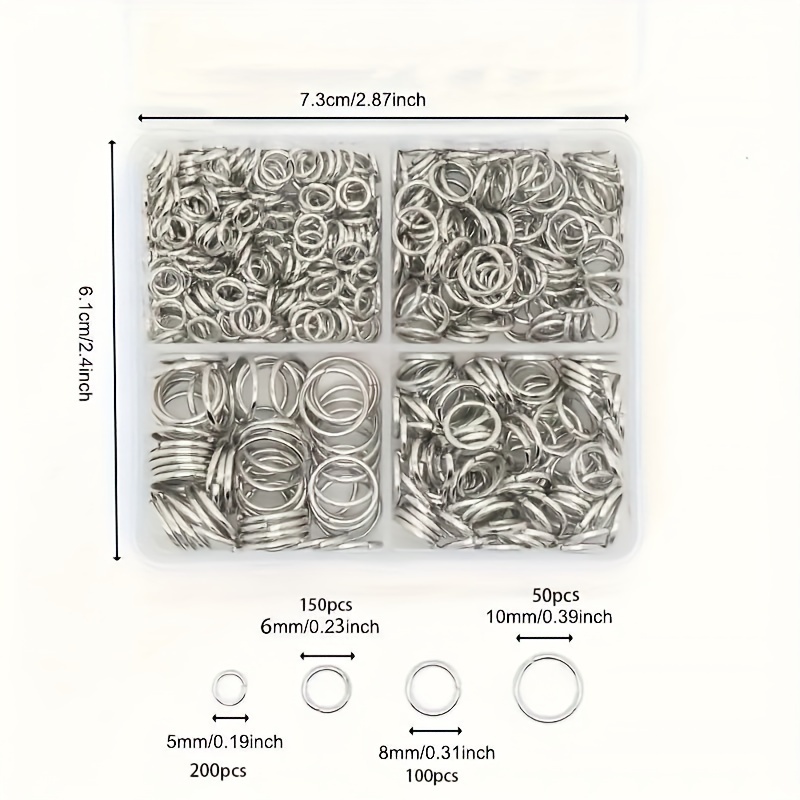 مجموعة 500 قطعة من حلقات الربط - مراجعة Jump Ring Assorted وسعره
