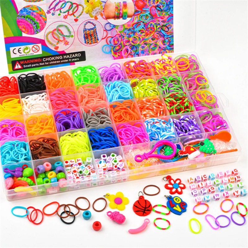 4300 قطعة+ من أربطة المطاط الم - مراجعة Jewelry Making Diy Kit وسعره