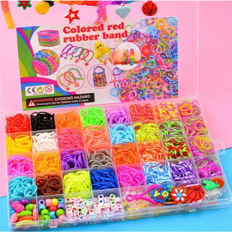 4300 قطعة+ من أربطة المطاط الم - مراجعة Jewelry Making Diy Kit وسعره