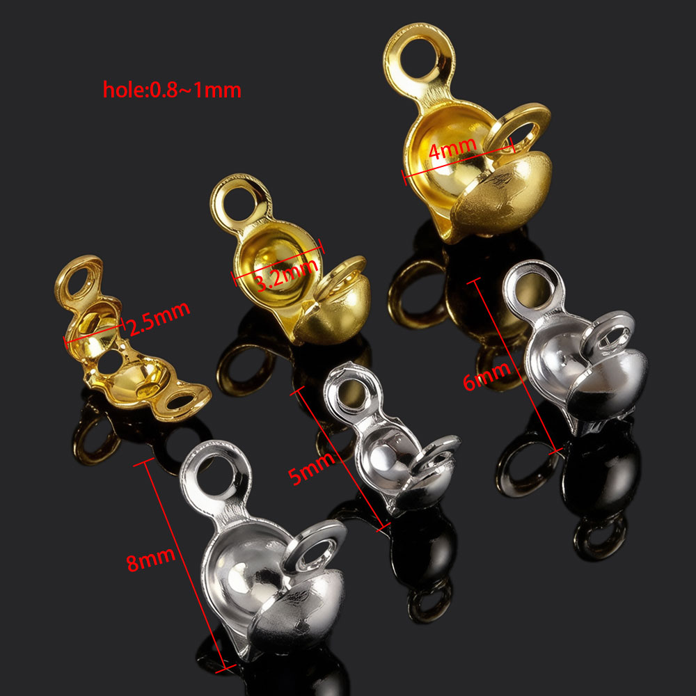 50 قطعة من خرزات التثبيت المزد - مراجعة Jewelry Making Knots For Clasps وسعره