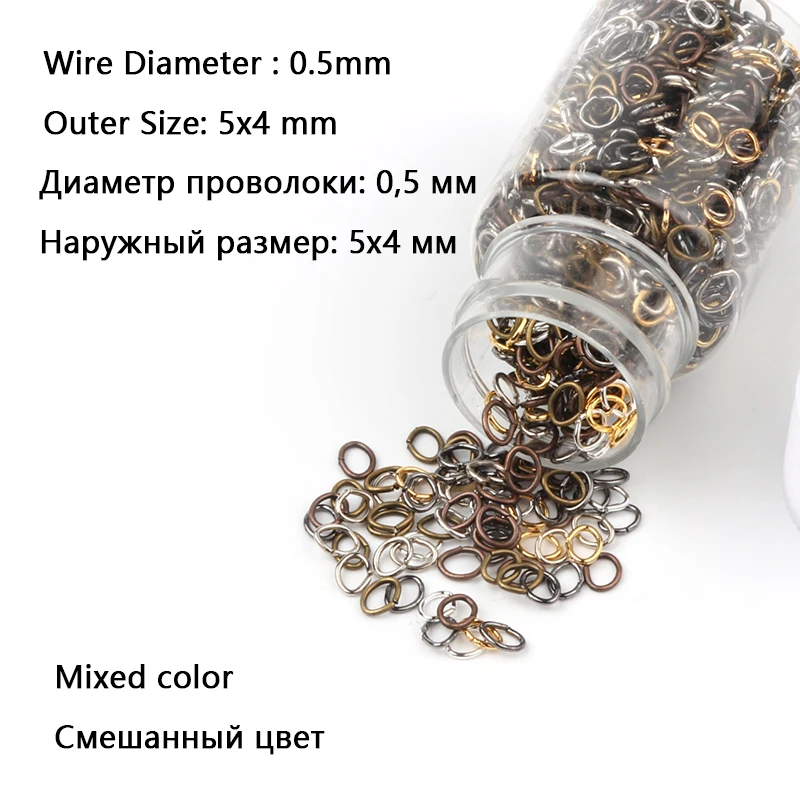1500 + قطعة مختلط اللون المعاد - مراجعة Jump Ring Assorted وسعره