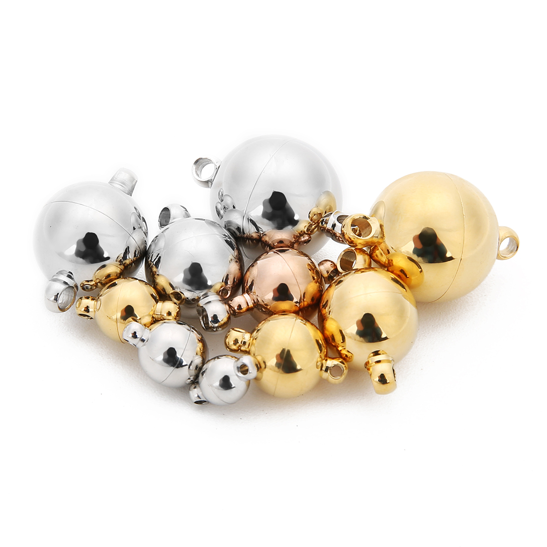 قطعتان من مشابك مغناطيسية من ا - مراجعة Jewelry Making Parts وسعره