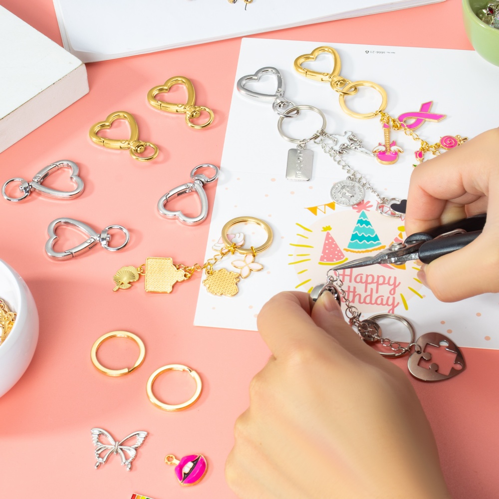 10 قطع مشابك معدنية على شكل قل - مراجعة Jewelry Making Hoops وسعره