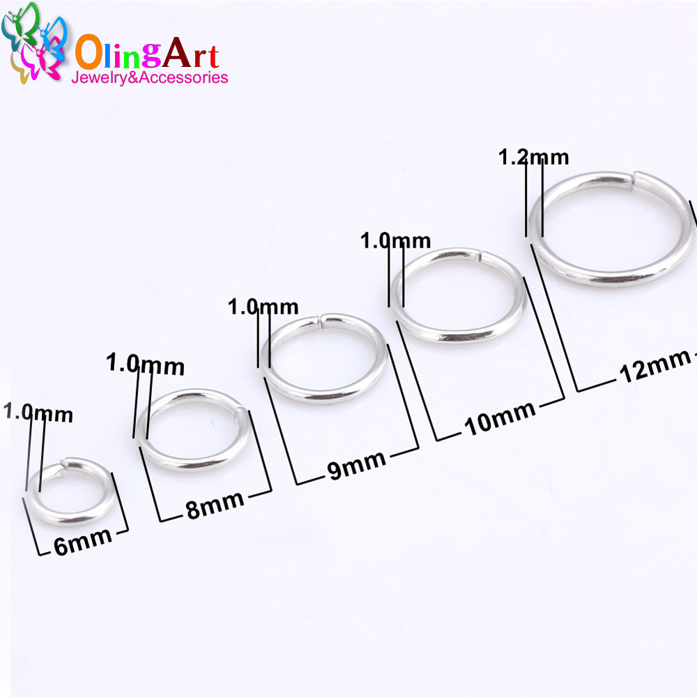 حلقات ربط مطلية بالروديوم من O - مراجعة Jump Ring Assorted وسعره