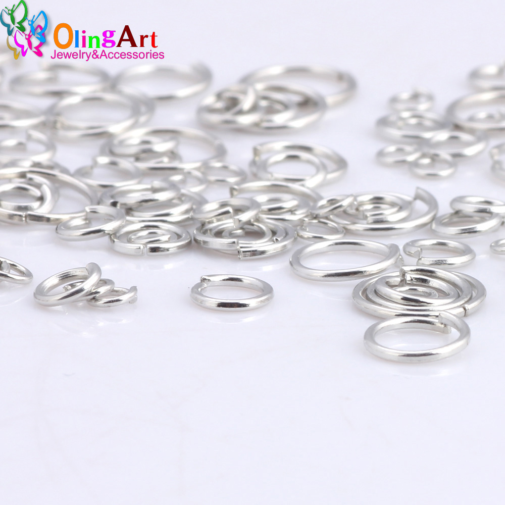 حلقات ربط مطلية بالروديوم من O - مراجعة Jump Ring Assorted وسعره