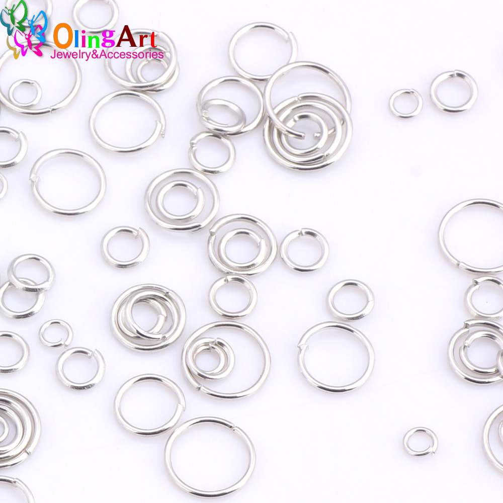 حلقات ربط مطلية بالروديوم من O - مراجعة Jump Ring Assorted وسعره