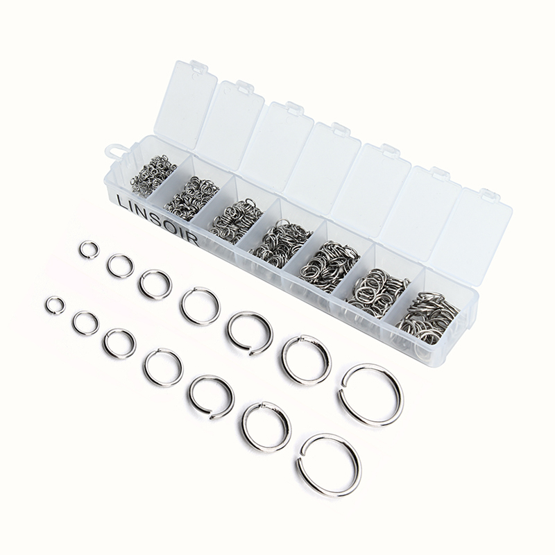 770 قطعة/الوحدة مزيج حجم فتح ا - مراجعة Jump Ring Assorted وسعره