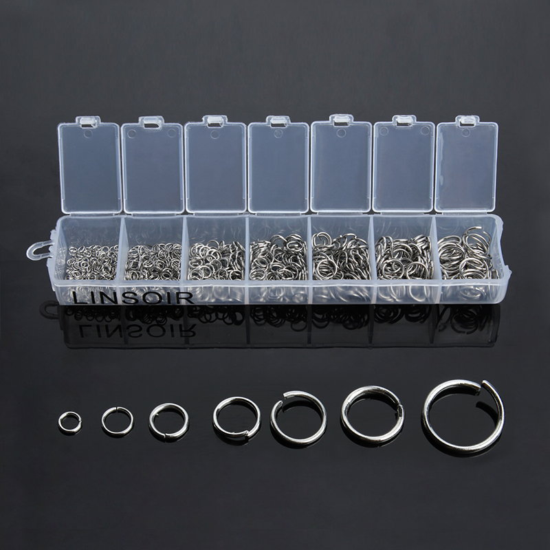 770 قطعة/الوحدة مزيج حجم فتح ا - مراجعة Jump Ring Assorted وسعره