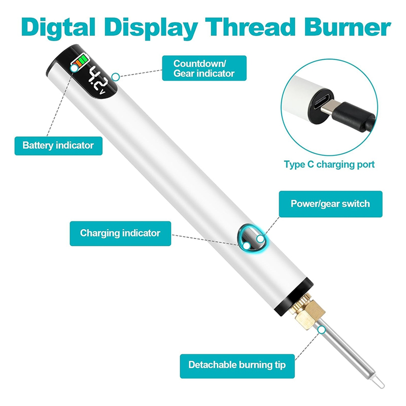PORK-Rechargeable Thread Burne - مراجعة Jewelry Making Zapper وسعره